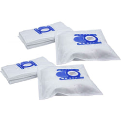 20x sacchetto compatibile con Schaub Lorenz ap 1600 aspirapolvere - in microfibra, 27cm x 20cm, bianco / blu - Vhbw