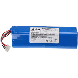 Vhbw - batteria compatibile con Ecovacs Deebot Ozmo T8 Aivi Max Power, T9, T9+ aspirapolvere home cleaner (4800mAh, 14,4V, Li-Ion)
