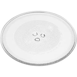 Piatto compatibile con Junker & Ruh JM16AA52, JG4119260, JM16GA52 forni a microonde - Piatto girevole con attacco a y, 25,5 cm, vetro trasparente