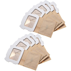10x turbo-filtro compatibile con Makita BO3700, BO3710, BO3711, BO4555, BO4558, BO4565 levigatrice - Sacchetto in carta per polvere (set) - Vhbw