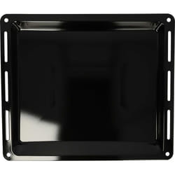 Teglia sostituisce Indesit ARI325934, C00325793, C00325934 per forno - 44,5 x 37,5 x 3,5 cm, antiaderente, smaltata, nero - Vhbw