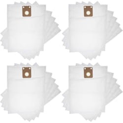 20x sacchetto compatibile con Nilfisk VP300 eco, VP300 hepa, Saltix 10, gd 1010 aspirapolvere - microfibra, 42,5cm x 27cm Bianco - Vhbw