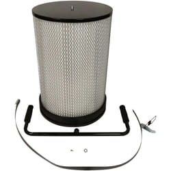 Filtro per polveri sottili compatibile con bamato AB-1500CF impianto di aspirazione - cartuccia filtrante con spazzola per la pulizia - Vhbw