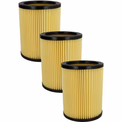 vhbw - the clever way Set di filtro a pieghe per aspirapolvere, aspiratore umido/secco e aspiratore industriale - Facile e ve ...