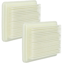 Vhbw - 2x filtro compatibile con Bosch UniversalVac 18 aspirapolvere - filtro HEPA/a pieghe piatte bianco