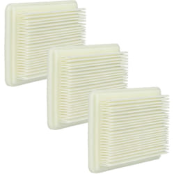 vhbw 3x filtro compatibile con Bosch UniversalVac 18 aspirapolvere - filtro HEPA/a pieghe piatte bianco