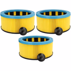 vhbw - the clever way Set di 3x filtro a pieghe per aspirapolvere, aspiratore umido/secco e aspiratore industriale - Facile e ...