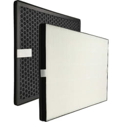 Set di filtri (2 pezzi) compatibile con Philips AC1214, AC1215, AC1217, AC1214/10 purificatore d'aria - filtro ai carboni attivi, filtro hepa - Vhbw