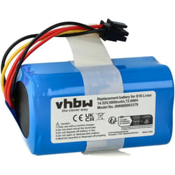 Vhbw - batteria compatibile con 360 S10, QH100003, X100 Max, X100 home cleaner (5000mAh, 14,52V, Li-Ion)