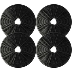 Vhbw - 4x filtro a carboni attivi compatibile con Klarstein Skyfall Smart 10035379, 10035378 cappe aspiranti - 17,5 cm