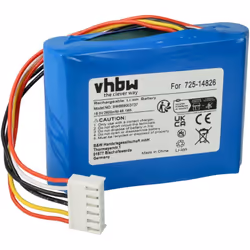 vhbw - the clever way - Batteria ricaricabile di ricambio, compatibile e di alta qualità, ad alta capacità, per dispositivo d ...