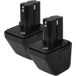 vhbw 2x batteria compatibile con Gesipa Accubird 12 V utensile elettrico, utensile per montare rivetti ciechi (2500 mAh, NiMH, 12 V)