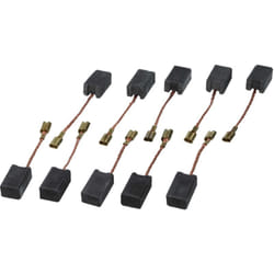 vhbw 10x spazzola carbone 5,9 x 7,95 x 13,3mm compatibile con Rupes BigFoot LHR21, LHR12, LHR15, LH 21 levigatrice rotorbitale, lucidatrice