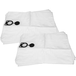 10x sacchetto compatibile con Metabo asr 50 l sc, asr 50 m sc aspirapolvere - tessuto non tessuto, 78,5cm x 52cm Bianco - Vhbw