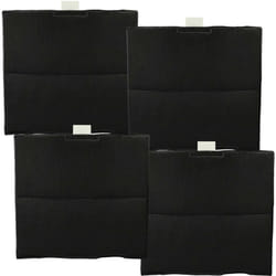 4x filtro a carboni attivi compatibile con Bosch DHZ5275, DIA093450V, DHZ5265, DHZ5226, DHZ5235, DHZ5225 cappe aspiranti - 23,5 x 22 x 2 cm - Vhbw