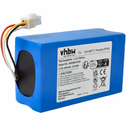 vhbw - the clever way - Batteria ricaricabile di ricambio, compatibile e di alta qualità, ad alta capacità, per robot aspirap ...