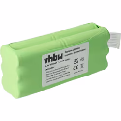 vhbw - the clever way - Batteria ricaricabile di ricambio, compatibile e di alta qualità, ad alta capacità, per robot aspirap ...