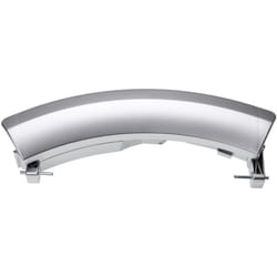 Maniglia per porta/sportello compatibile con Bosch serie Maxx WAE28490 lavatrice plastica argento - Vhbw