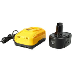 Vhbw - batteria sostituisce Dewalt DC9180 per attrezzi da lavoro (4000 mAh, Li-Ion, 18 v) + caricabatterie