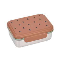 Lässig 1210029354 contenitore portapranzo Contenitore per il pranzo Acciaio inox Marrone, Arancione 1 pz