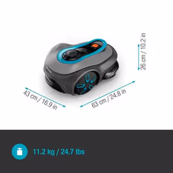 Gardena smart SILENO free Tagliaerba robotizzato Batteria Grigio - Vista aggiuntiva 3