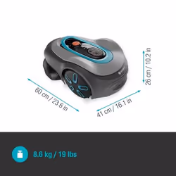 Gardena smart SILENO max Tagliaerba robotizzato Batteria Grigio - Vista aggiuntiva 3