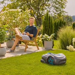 Gardena smart SILENO max Tagliaerba robotizzato Batteria Grigio - Vista aggiuntiva 6