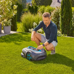 Gardena smart SILENO max Tagliaerba robotizzato Batteria Grigio - Vista aggiuntiva 8