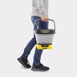 Kärcher OC 3 FOLDABLE idropulitrice Compatta Batteria 120 l/h Nero, Bianco, Giallo - Vista aggiuntiva 4