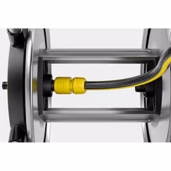 Kärcher HT 6 M Carrello avvolgitubo Manuale Nero, Acciaio inox, Giallo - Vista aggiuntiva 2