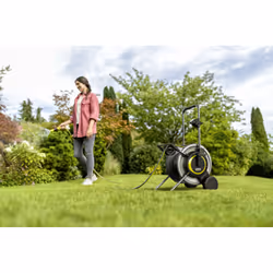 Kärcher HT 6 M Carrello avvolgitubo Manuale Nero, Acciaio inox, Giallo - Vista aggiuntiva 6