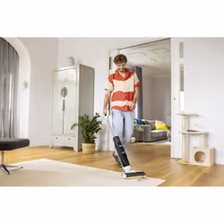 Kärcher FCV 3 vloerreiniger Aspirapolvere a bastone 2 in 1 Batteria Secco e bagnato HEPA Senza sacchetto 160 W Bianco - Vista aggiuntiva 5