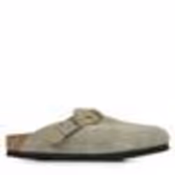 Mules Boston beige per donna di Birkenstock in sughero.