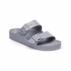 Sandali estivi Birkenstock Arizona Eva da donna in materiale sintetico beige, comodi e traspiranti.