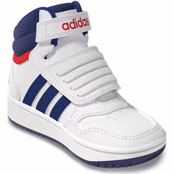 Scarpe bambini adidas HOOPS MID 3.0 AC I Bianco - 25 - Vista aggiuntiva 2