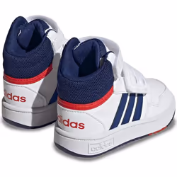 Scarpe bambini adidas HOOPS MID 3.0 AC I Bianco - 25 - Vista aggiuntiva 3