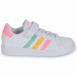Scarpe bambini adidas GRAND COURT 2.0 EL Bianco - 30 - Vista aggiuntiva 2