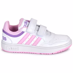 Scarpe bambini adidas HOOPS 3.0 CF C Bianco - 32 - Vista aggiuntiva 2