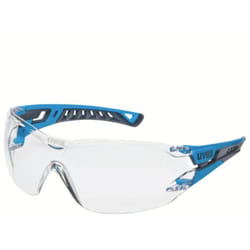 uvex pheos nxt 9128265 Occhiali di protezione incl. Protezione raggi UV Blu, Antracite EN 166:2001, EN 170:2002