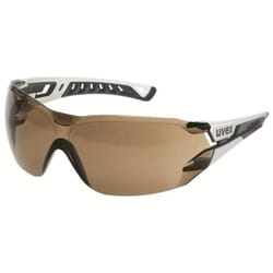 Uvex - pheos nxt 9128223 Occhiali di protezione incl. Protezione raggi uv Nero, Bianco en 166:2001, en 172:1994 + A1:2000