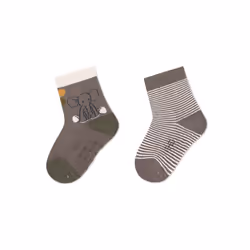 Sterntaler 8102281, Calzini per squadra, Grigio, Bambino (0 - 2 anni), Unisex, 19/20, Cotone, Elastan, Poliammide