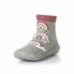 Sterntaler 8362305_25/26_270, Scarpe a calzino, Unisex, Bambino, Oliva, Immagine, Gomma termoplastica (TPR)