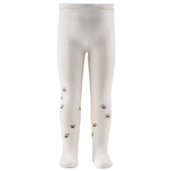 Sterntaler Innenfrotte und Eisbär Motiv, Collant, Bambino (0 - 2 anni), Unisex, Marrone, Bianco, Fantasia, 122/128 cm