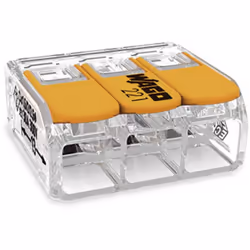 Dettagli tecnici AWG 20 - 10 Collegamento (Componenti) A molla Colore Trasparente, Arancione Corrente nominale 41 A Dimension ...