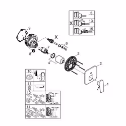 GROHE 1017780000 sistema di doccia 1 testina/e Cromo - Vista aggiuntiva 5