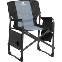 Sedia da campeggio pieghevole, grigio, sedia da pesca con tavolo pieghevole, sedia pieghevole - Campfeuer