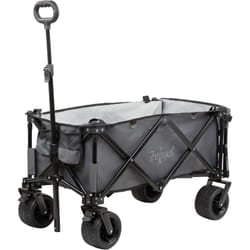 Carrello pieghevole Grigio Carrello da trasporto, carrello a mano, carrello da spiaggia - Zelsius