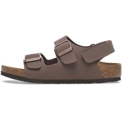 Sandali bambini BIRKENSTOCK Milano Hl Kids, Birkibuc Marrone - 29