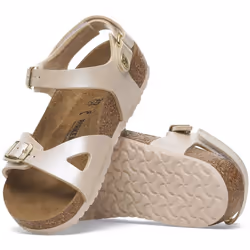 Sandali bambini BIRKENSTOCK Rio Hl Kids, Birko Flor Bianco - 30 - Vista aggiuntiva 3