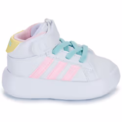 Scarpe bambini adidas GRAND COURT MID I Bianco - 24 - Vista aggiuntiva 2